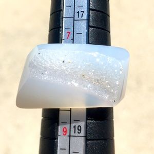 Druzy Agate Geode Ring